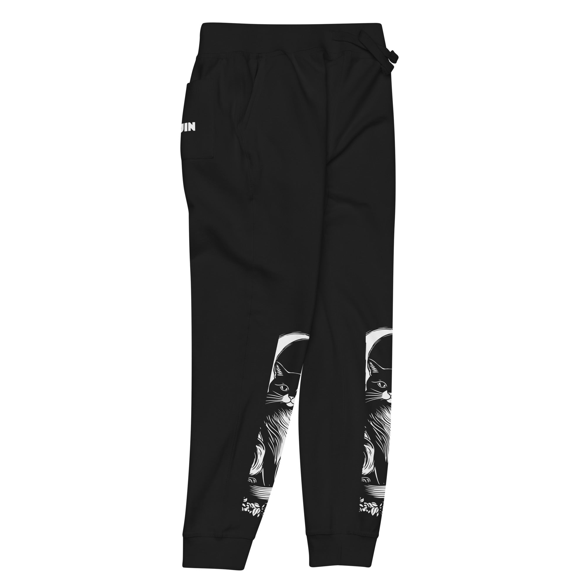 Moon And Cat Sweatpants | Yūjin Japanese Anime Streetwear Clothing