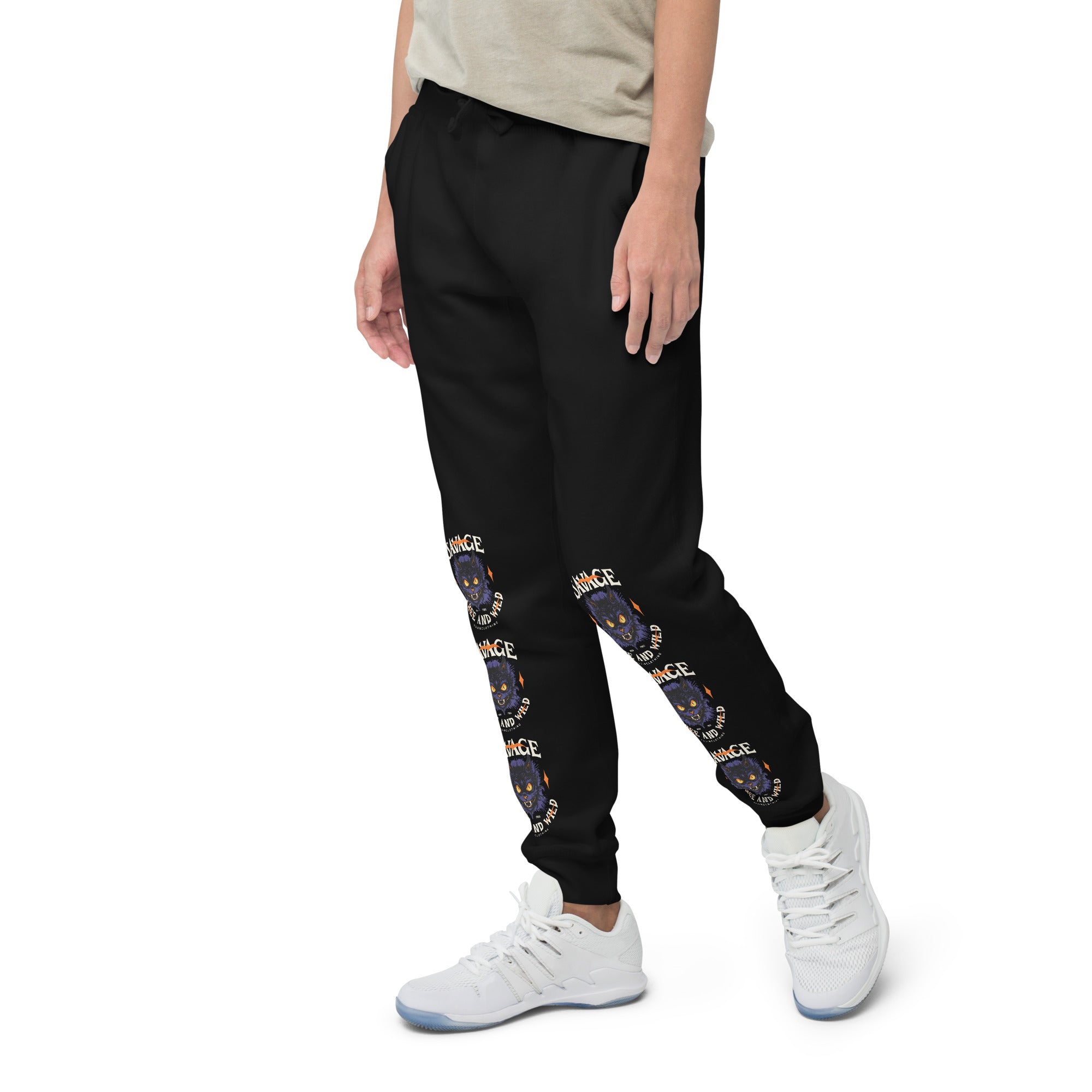 Born Free Cat Sweatpants | Yūjin Japanese Anime Streetwear Clothing