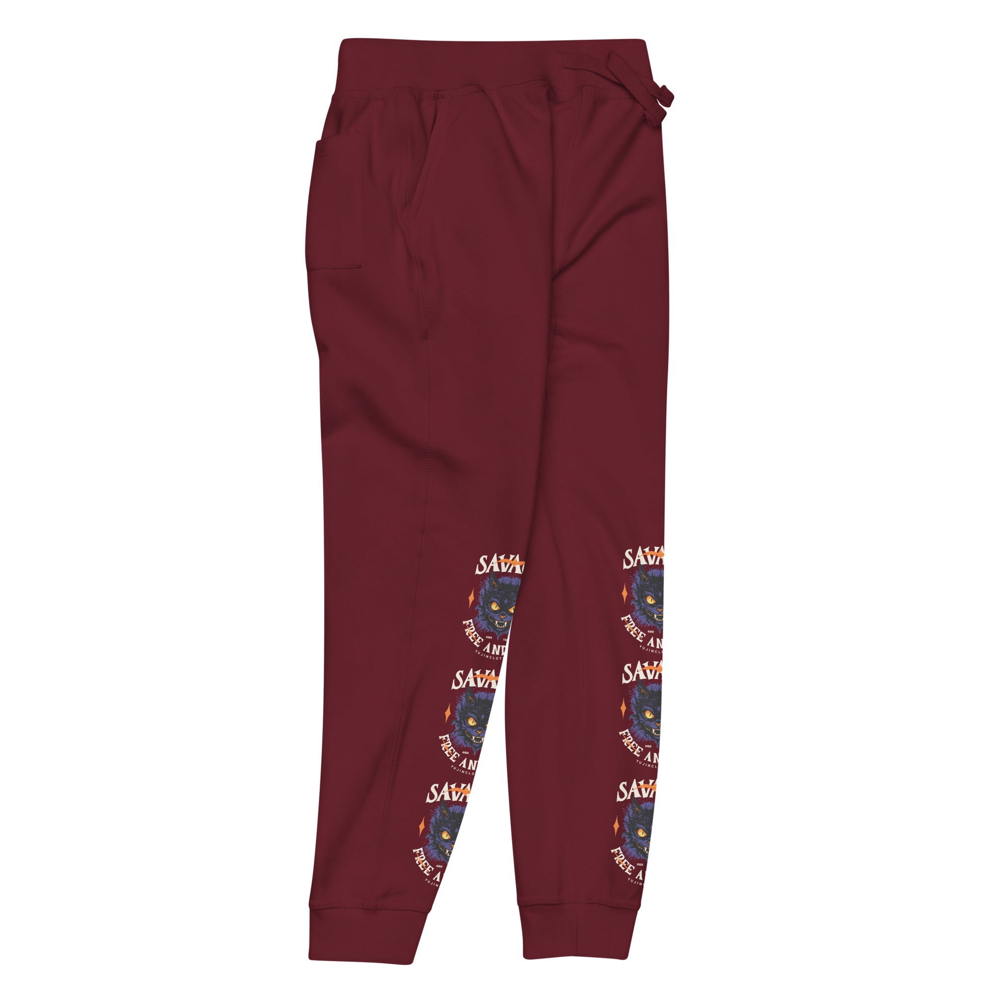 Born Free Cat Sweatpants | Yūjin Japanese Anime Streetwear Clothing