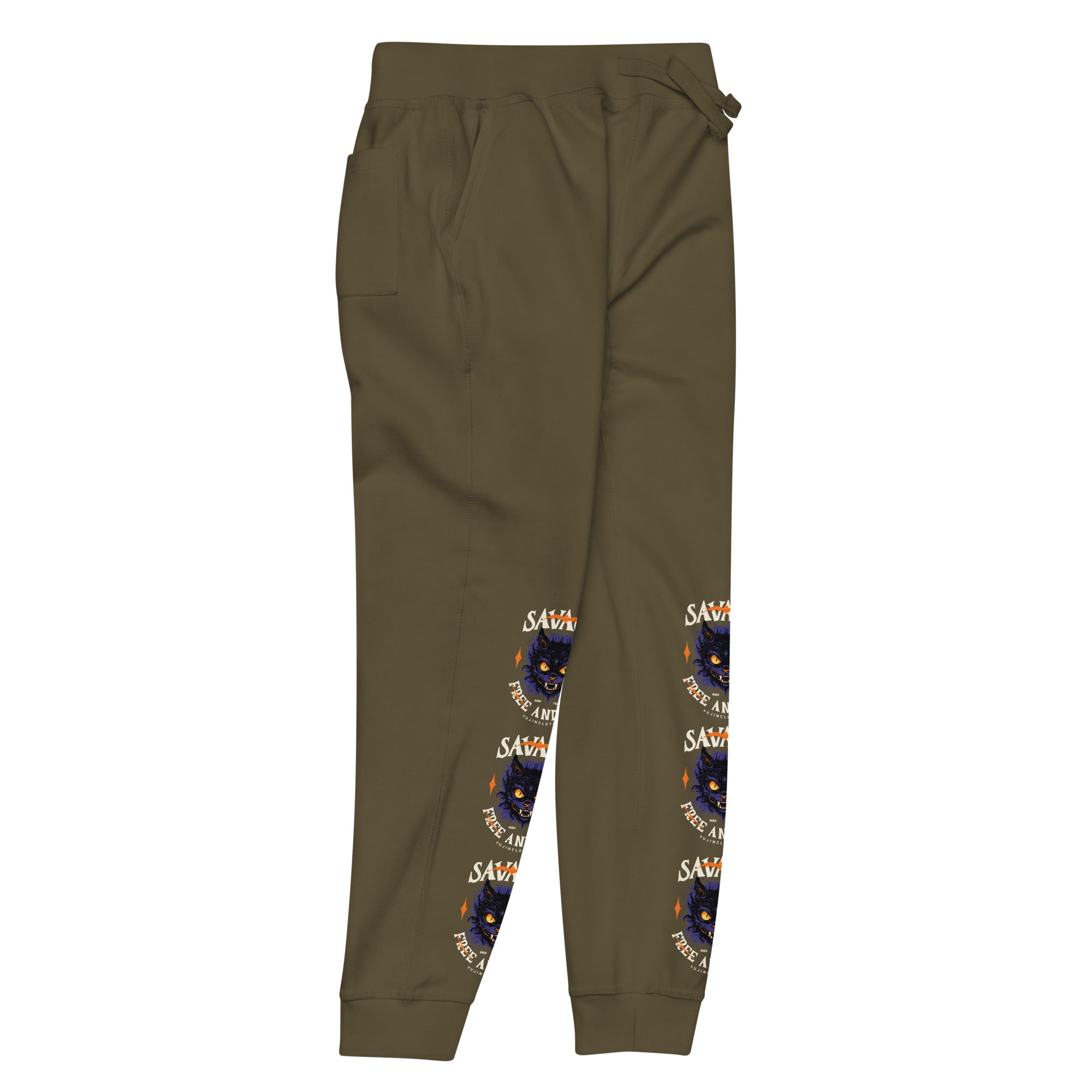 Born Free Cat Sweatpants | Yūjin Japanese Anime Streetwear Clothing