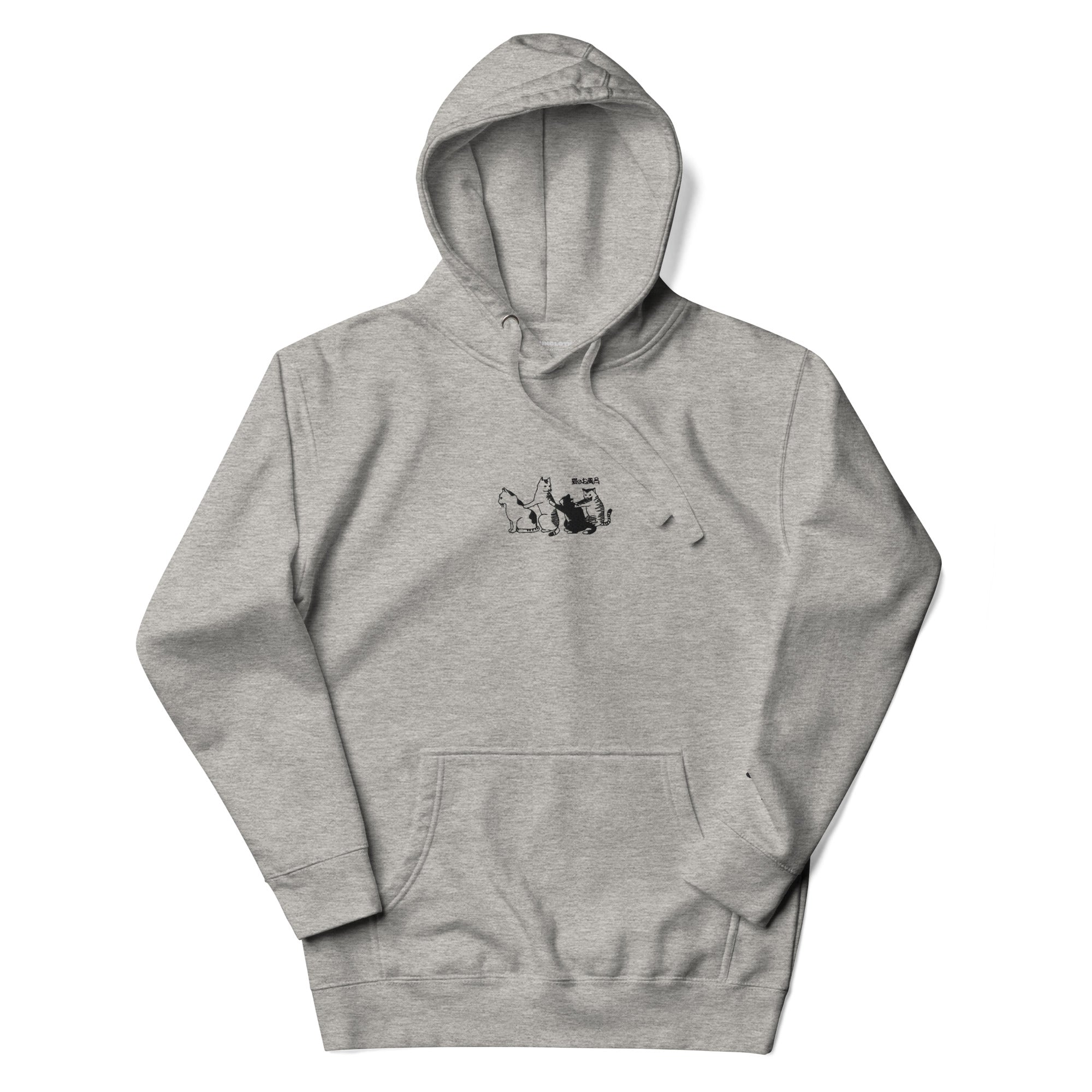 Tattooed Cats Hoodie | Yūjin Japanese Anime Streetwear Clothing