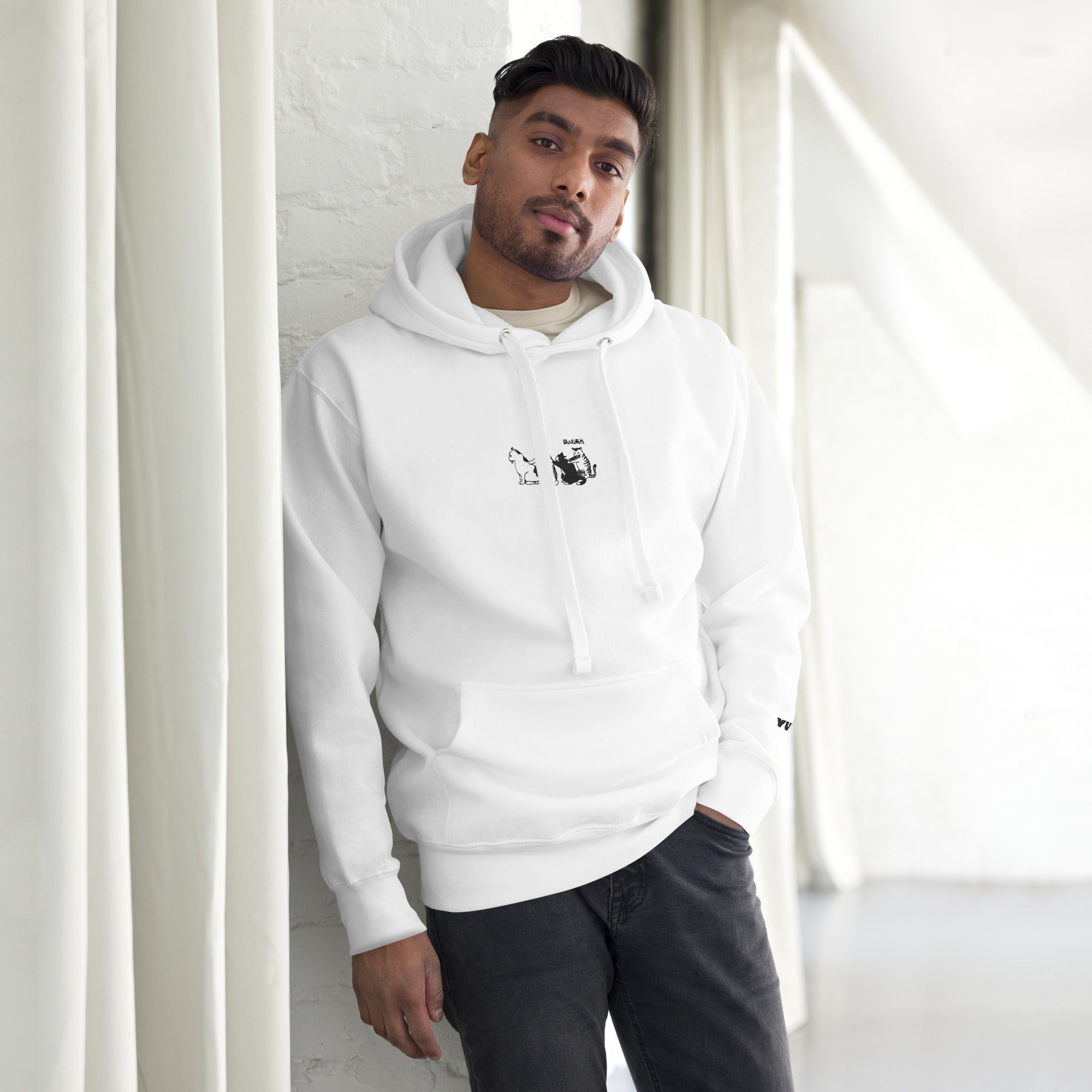 Tattooed Cats Hoodie | Yūjin Japanese Anime Streetwear Clothing