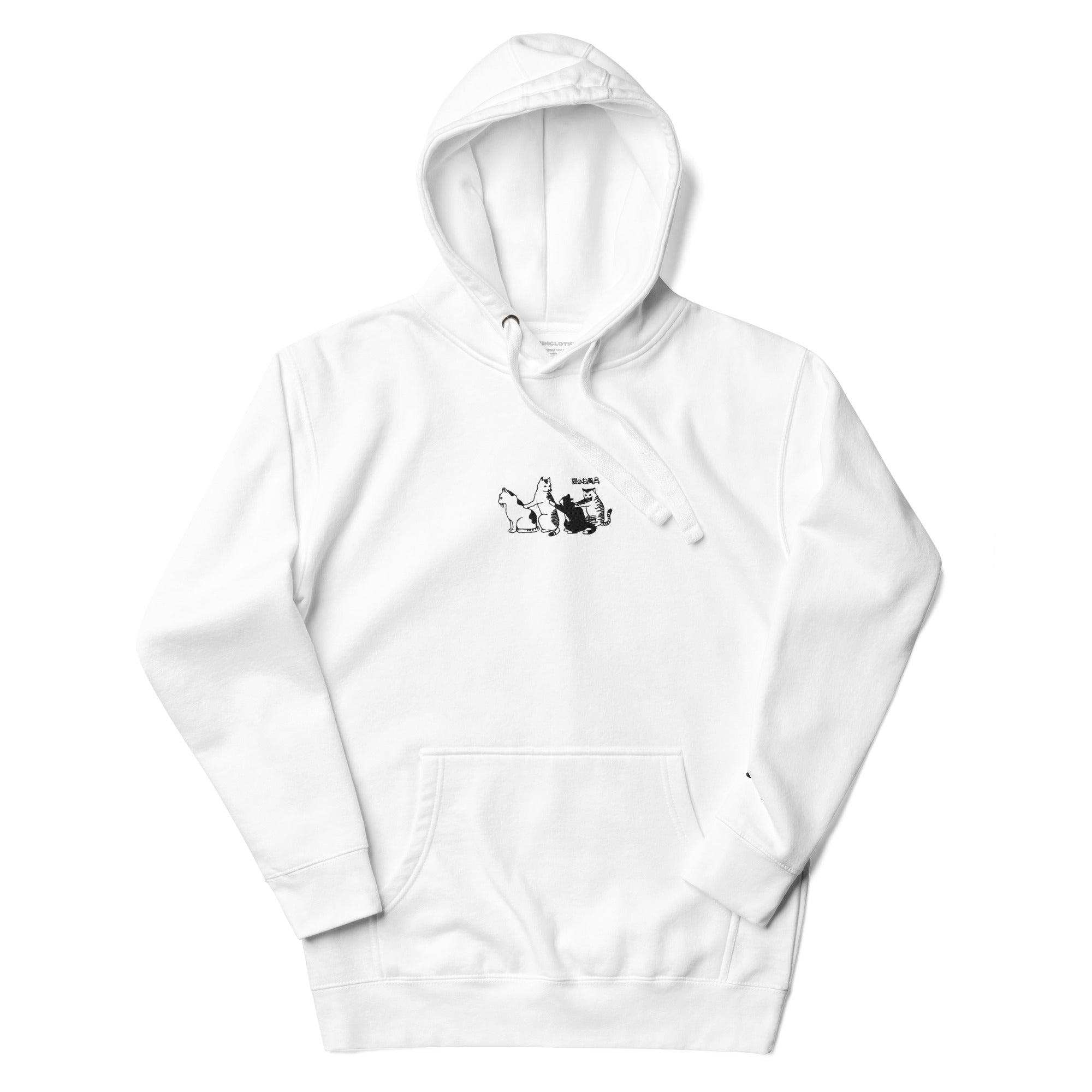 Tattooed Cats Hoodie | Yūjin Japanese Anime Streetwear Clothing