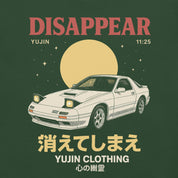Disappear Car T-Shirt | Yūjin Japanese Anime Streetwear Clothing