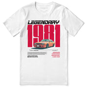 Legendary Driver Car T-Shirt | Yūjin Japanese Anime Streetwear Clothing