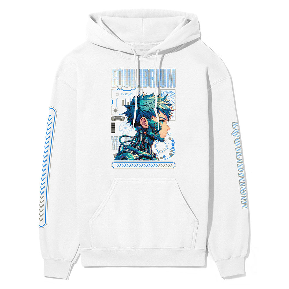 Equilibrium Cyborg Hoodie | Yūjin Japanese Anime Streetwear Clothing