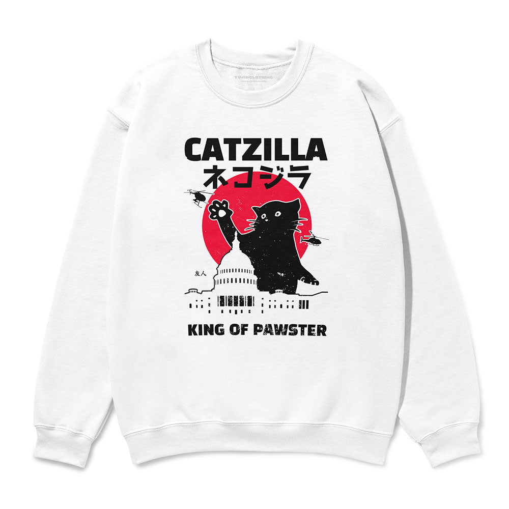 Catzilla Sweatshirt | Yūjin Japanese Anime Streetwear Clothing