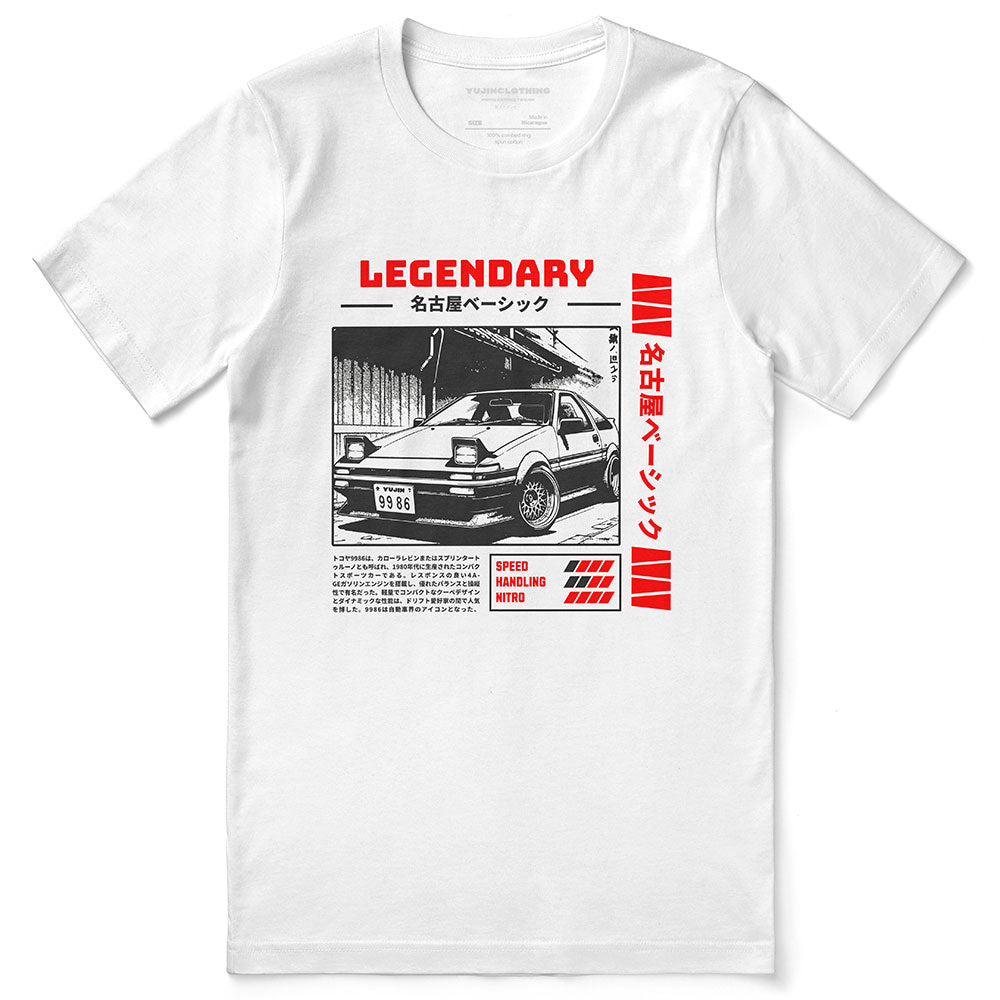 Legendary Car T-Shirt | Yūjin Japanese Anime Streetwear Clothing