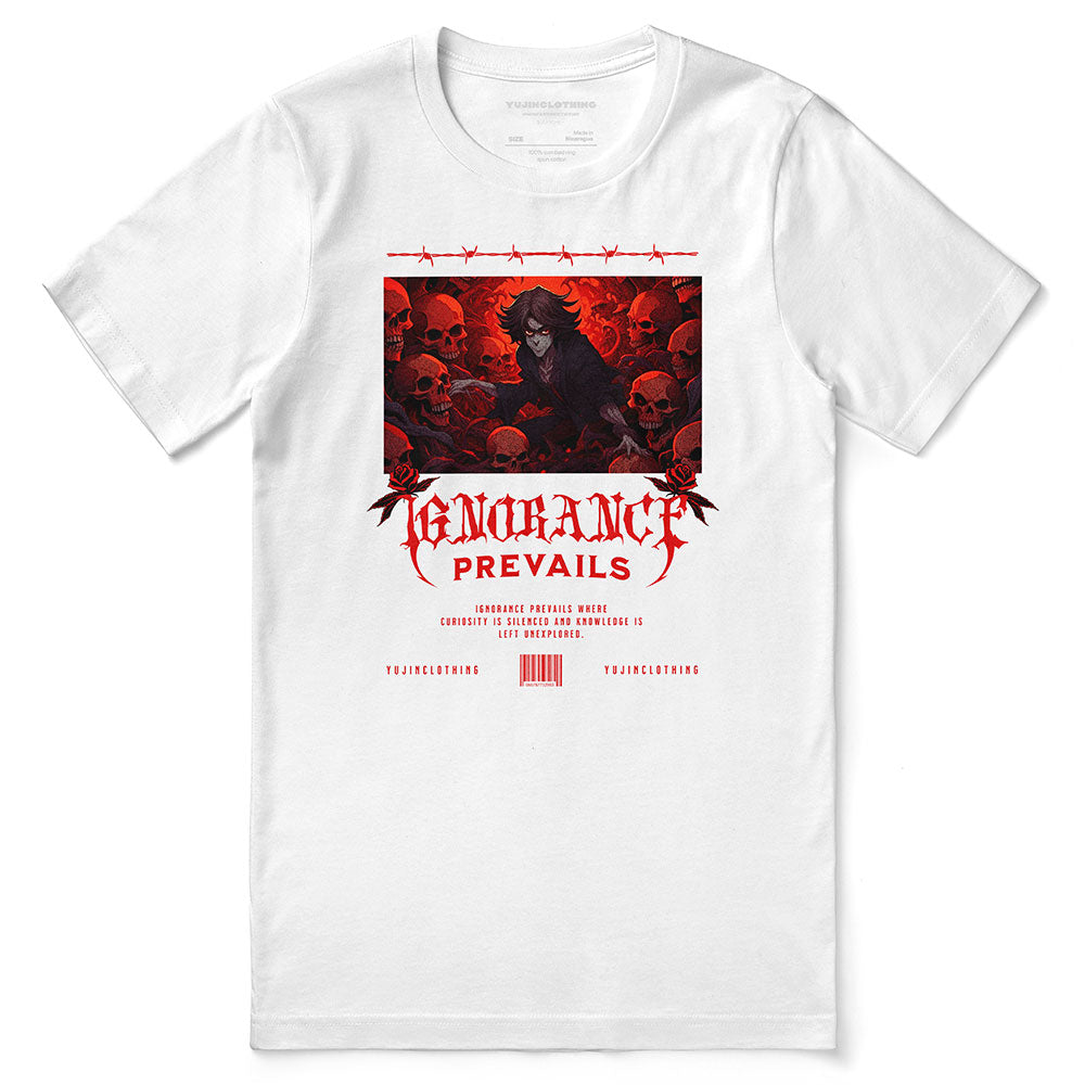 Ignorance T-Shirt | Yūjin Japanese Anime Streetwear Clothing