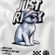 Just Relax Cat T-Shirt | Yūjin Japanese Anime Streetwear Clothing