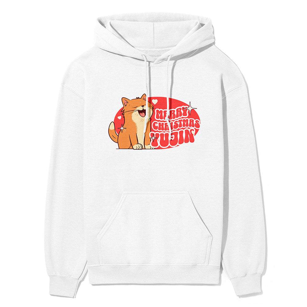 Merry Christmas Cat Hoodie | Yūjin Japanese Anime Streetwear Clothing