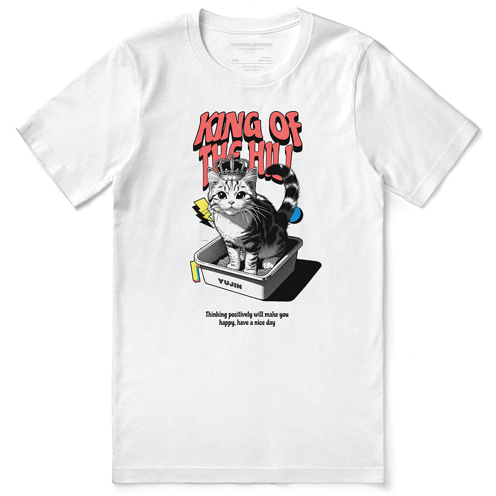 King Of The Hill Cat T-Shirt | Yūjin Japanese Anime Streetwear Clothing
