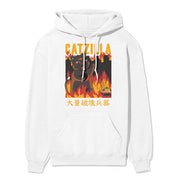 Catzilla City Cat Hoodie | Yūjin Japanese Anime Streetwear Clothing