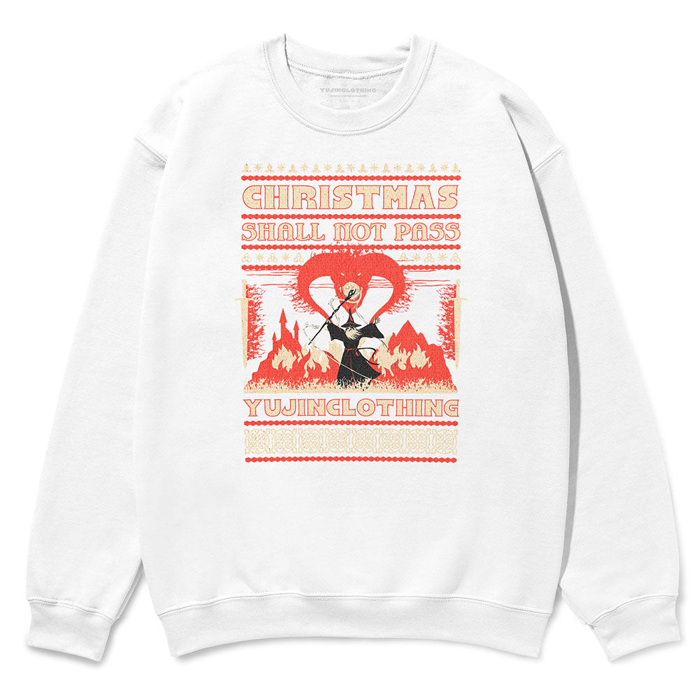 Christmas Not Pass Sweatshirt | Yūjin Japanese Anime Streetwear Clothing