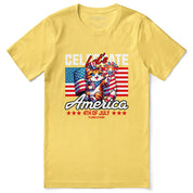 Celebrate 4th July Cat T-Shirt | Yūjin Japanese Anime Streetwear Clothing