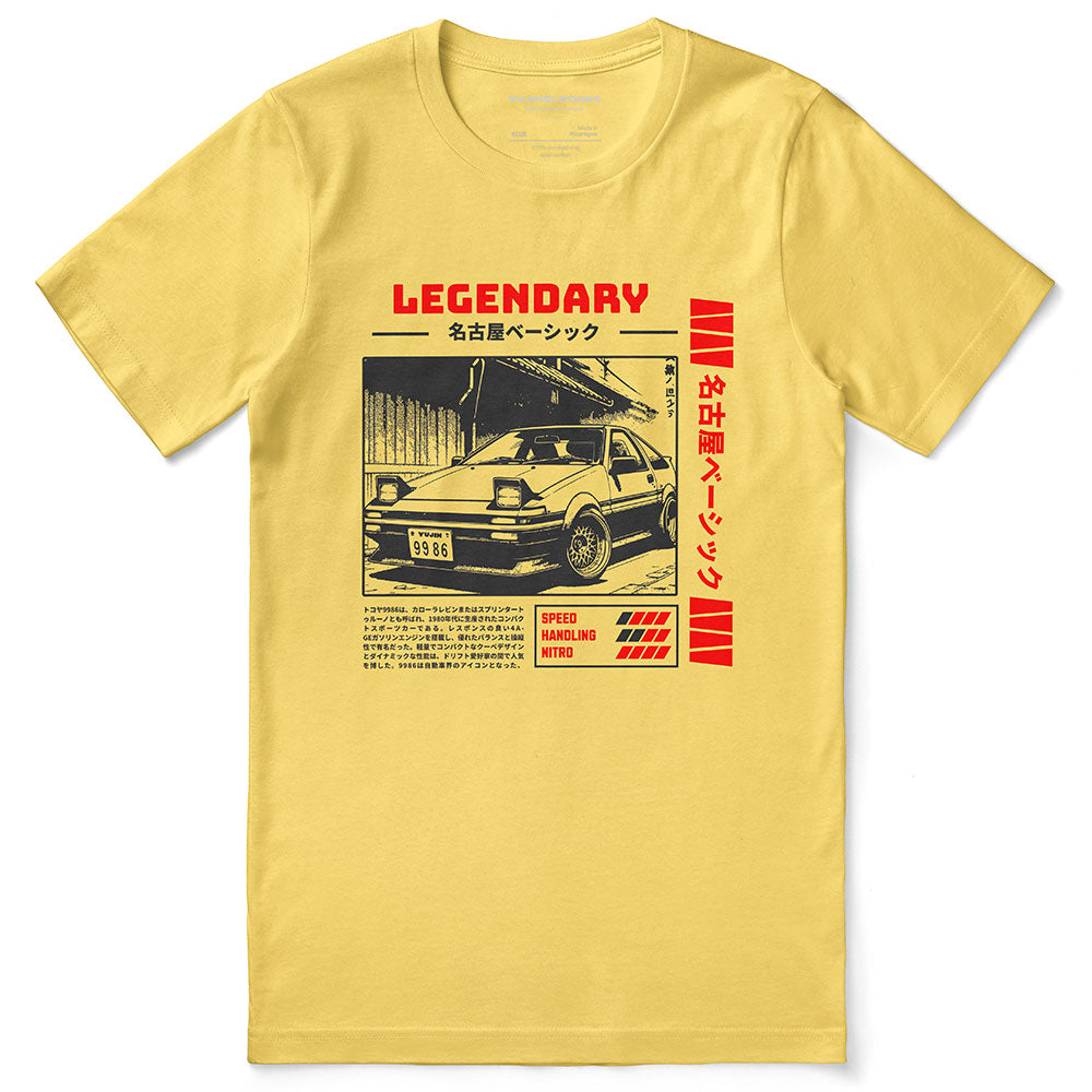 Legendary Car T-Shirt | Yūjin Japanese Anime Streetwear Clothing