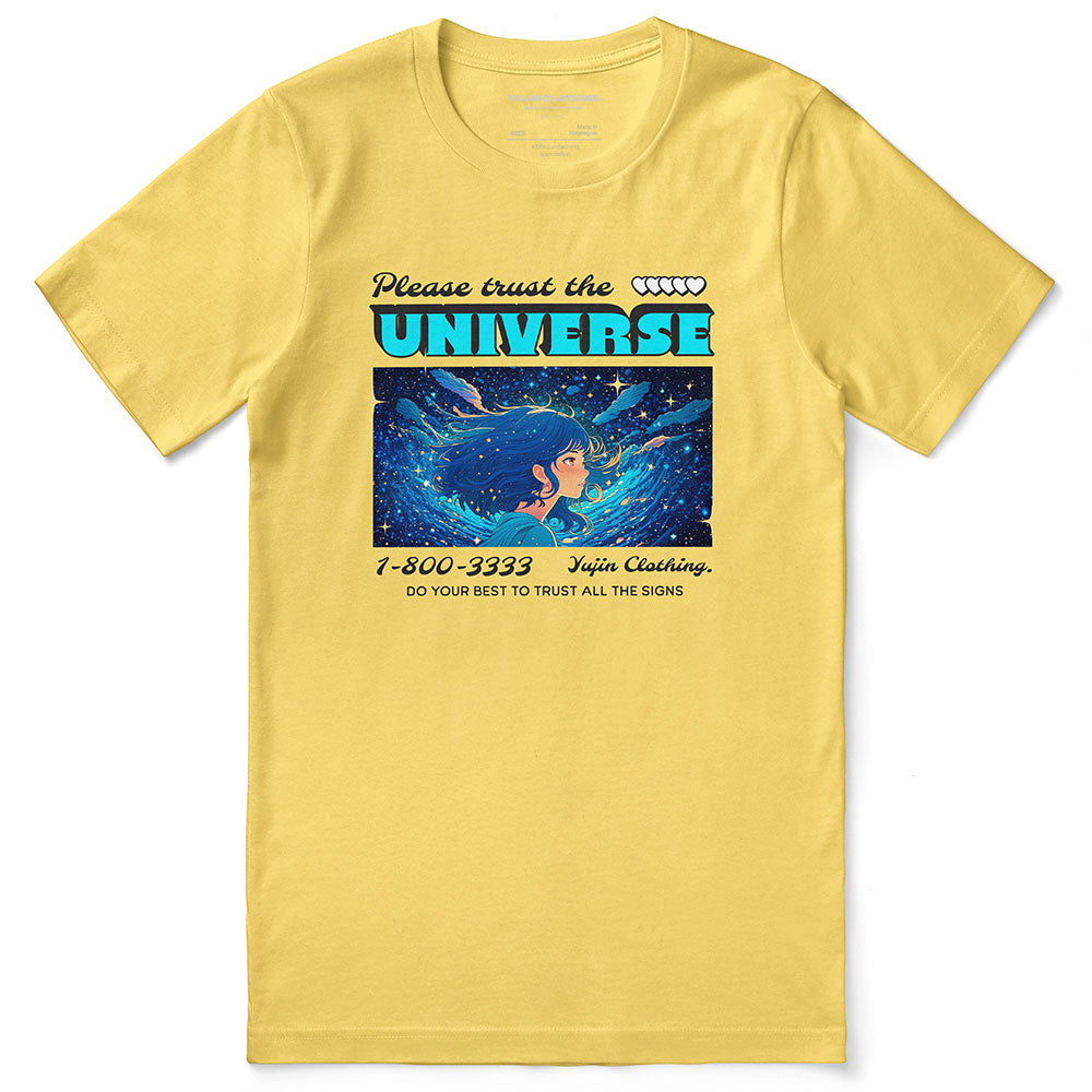 Trust The Universe T-Shirt | Yūjin Japanese Anime Streetwear Clothing