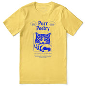 Purr Poetry Cat T-Shirt | Yūjin Japanese Anime Streetwear Clothing
