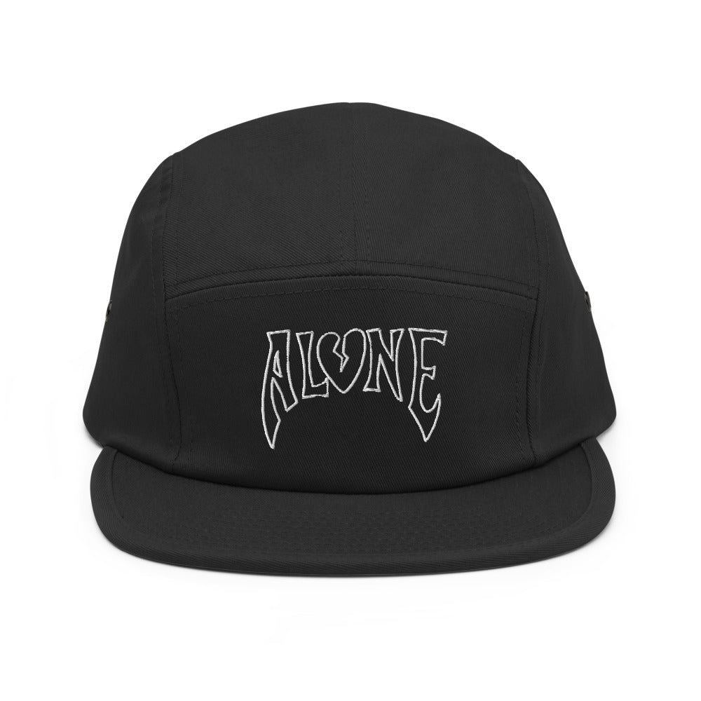 Alone Five Panel Cap | Yūjin Japanese Anime Streetwear Clothing