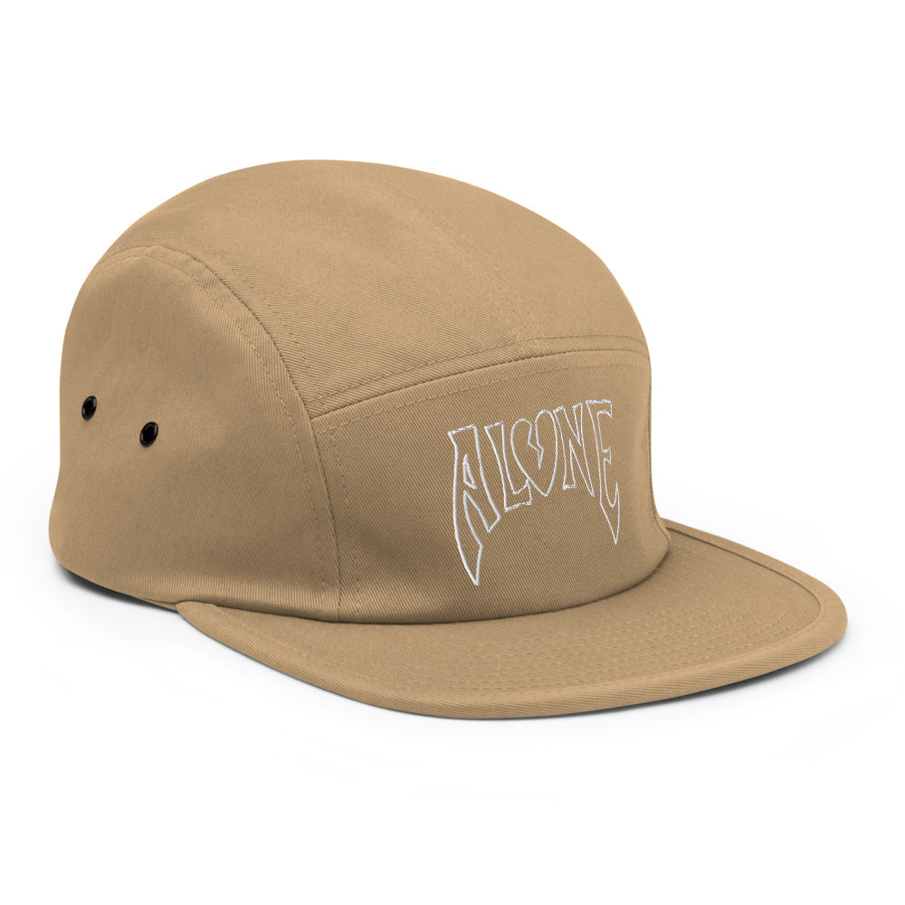 Alone Five Panel Cap | Yūjin Japanese Anime Streetwear Clothing