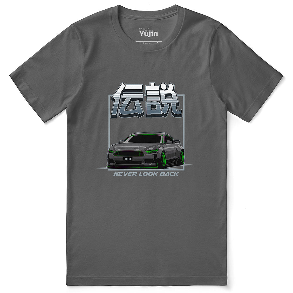 Never Look Back T-Shirt | Yūjin Japanese Anime Streetwear Clothing