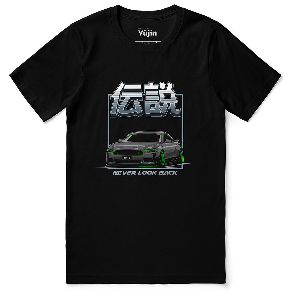 Never Look Back T-Shirt | Yūjin Japanese Anime Streetwear Clothing