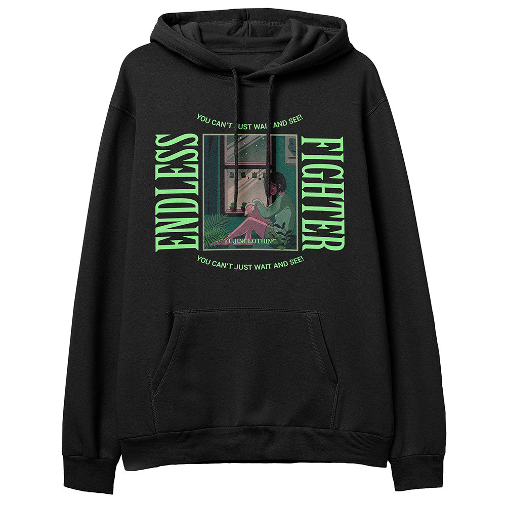 Endless Fighter Hoodie | Yūjin Japanese Anime Streetwear Clothing