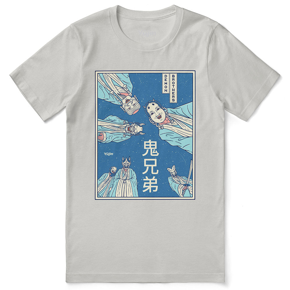 Demon Brothers T-Shirt | Yūjin Japanese Anime Streetwear Clothing