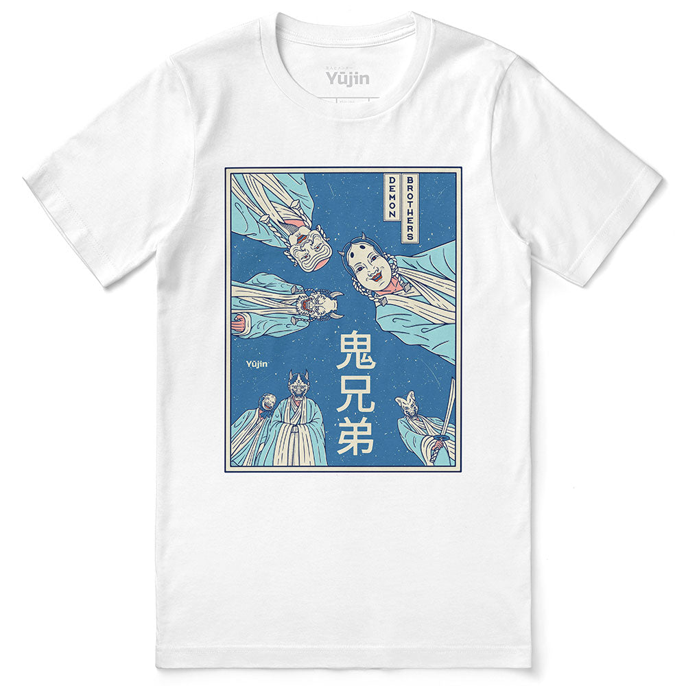 Demon Brothers T-Shirt | Yūjin Japanese Anime Streetwear Clothing