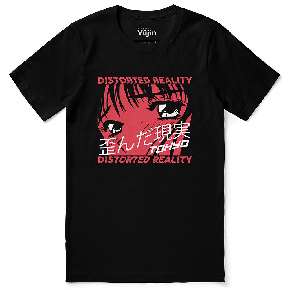 Distorted Reality T-Shirt | Yūjin Japanese Anime Streetwear Clothing