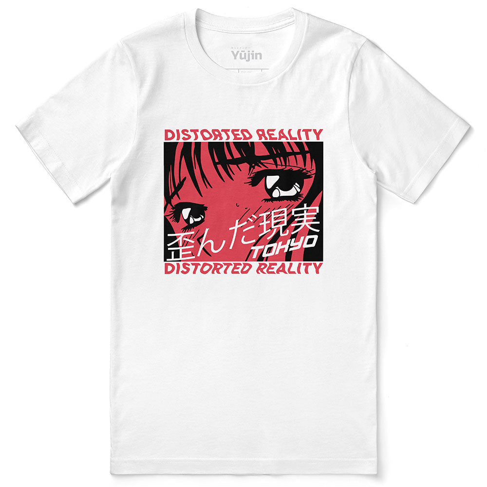 Distorted Reality T-Shirt | Yūjin Japanese Anime Streetwear Clothing