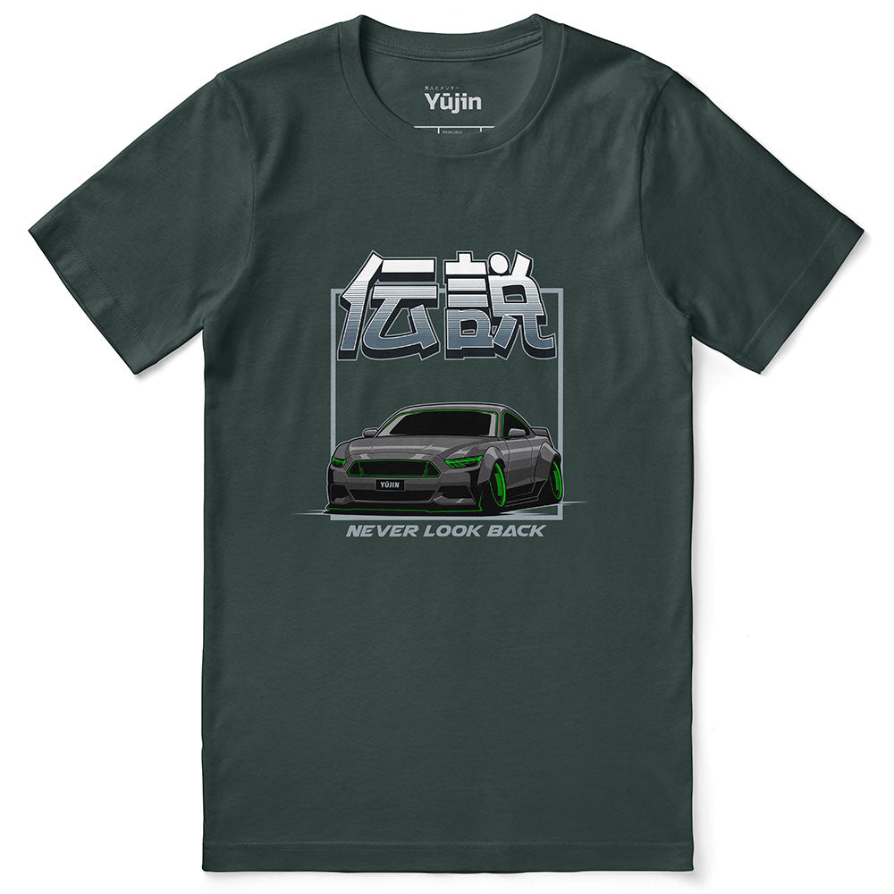 Never Look Back T-Shirt | Yūjin Japanese Anime Streetwear Clothing