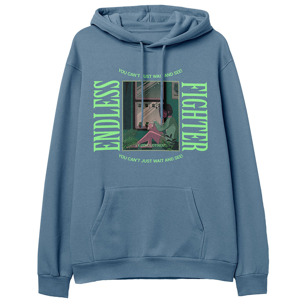 Endless Fighter Hoodie | Yūjin Japanese Anime Streetwear Clothing