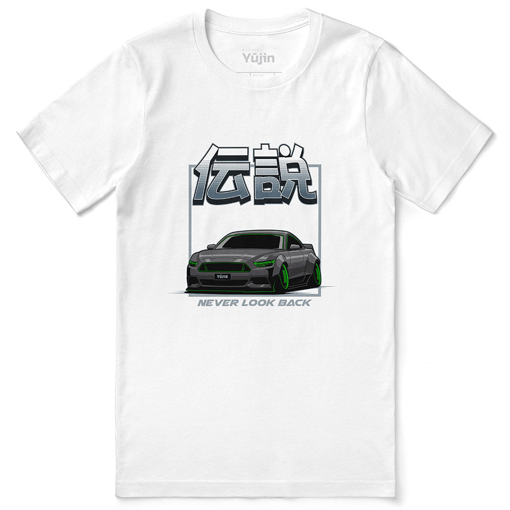 Never Look Back T-Shirt | Yūjin Japanese Anime Streetwear Clothing