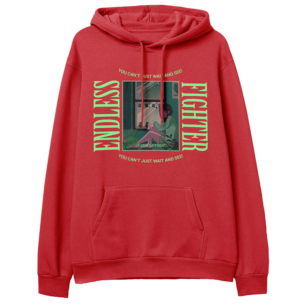 Endless Fighter Hoodie | Yūjin Japanese Anime Streetwear Clothing