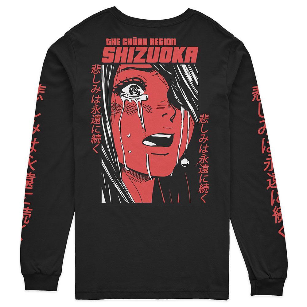Shizuoka-Langarm-T ​​- Shirt Clothing Yūjin | japanische Yūjin Anime-Streetwear-Kleidung –