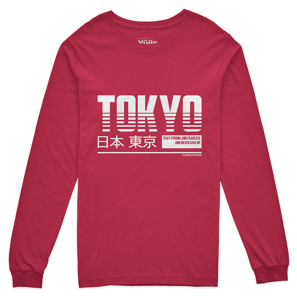 Stay Strong Long Sleeve T-Shirt | Yūjin Japanese Anime Streetwear