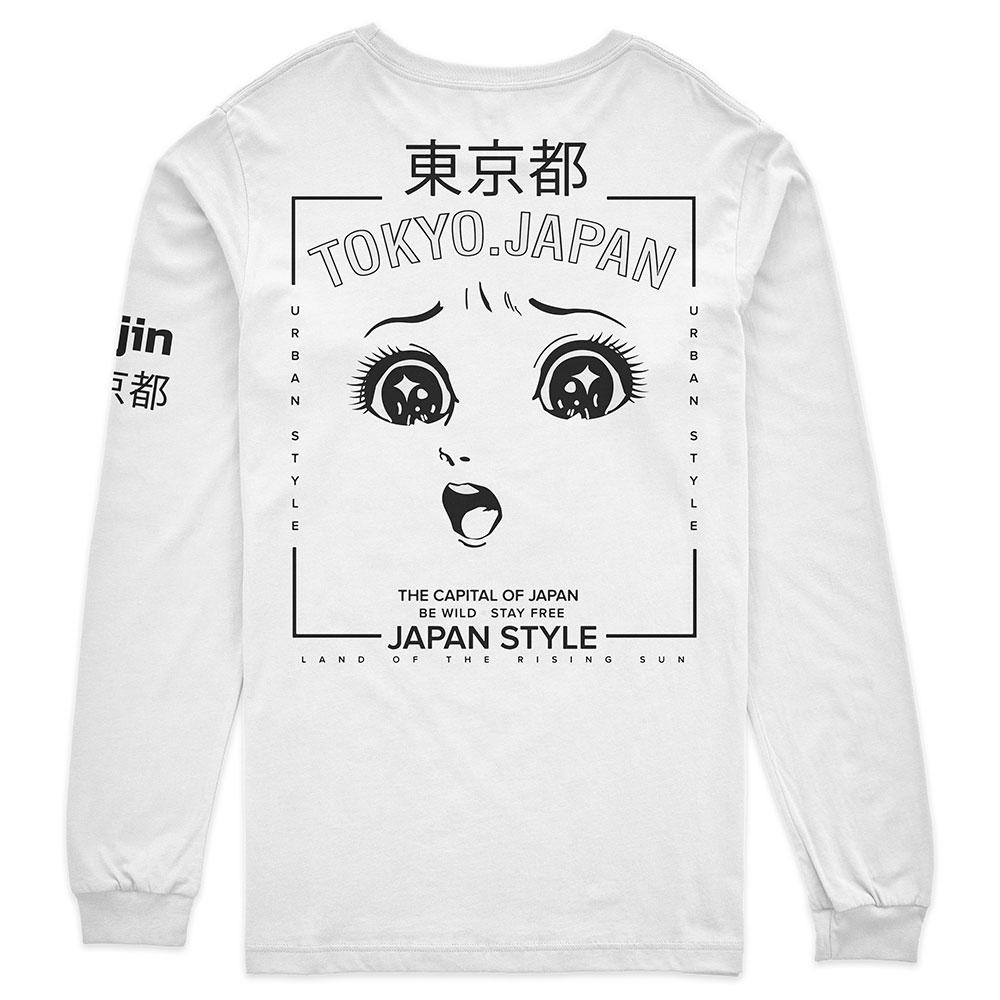 Japan Style Long Sleeve T-Shirt | Yūjin Japanese Anime Streetwear Clothing