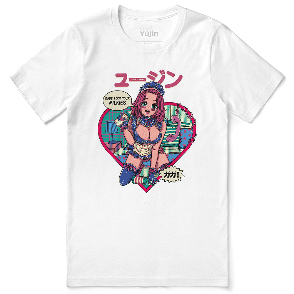 Got Your Milkies T-Shirt | Yūjin Japanese Anime Streetwear Clothing