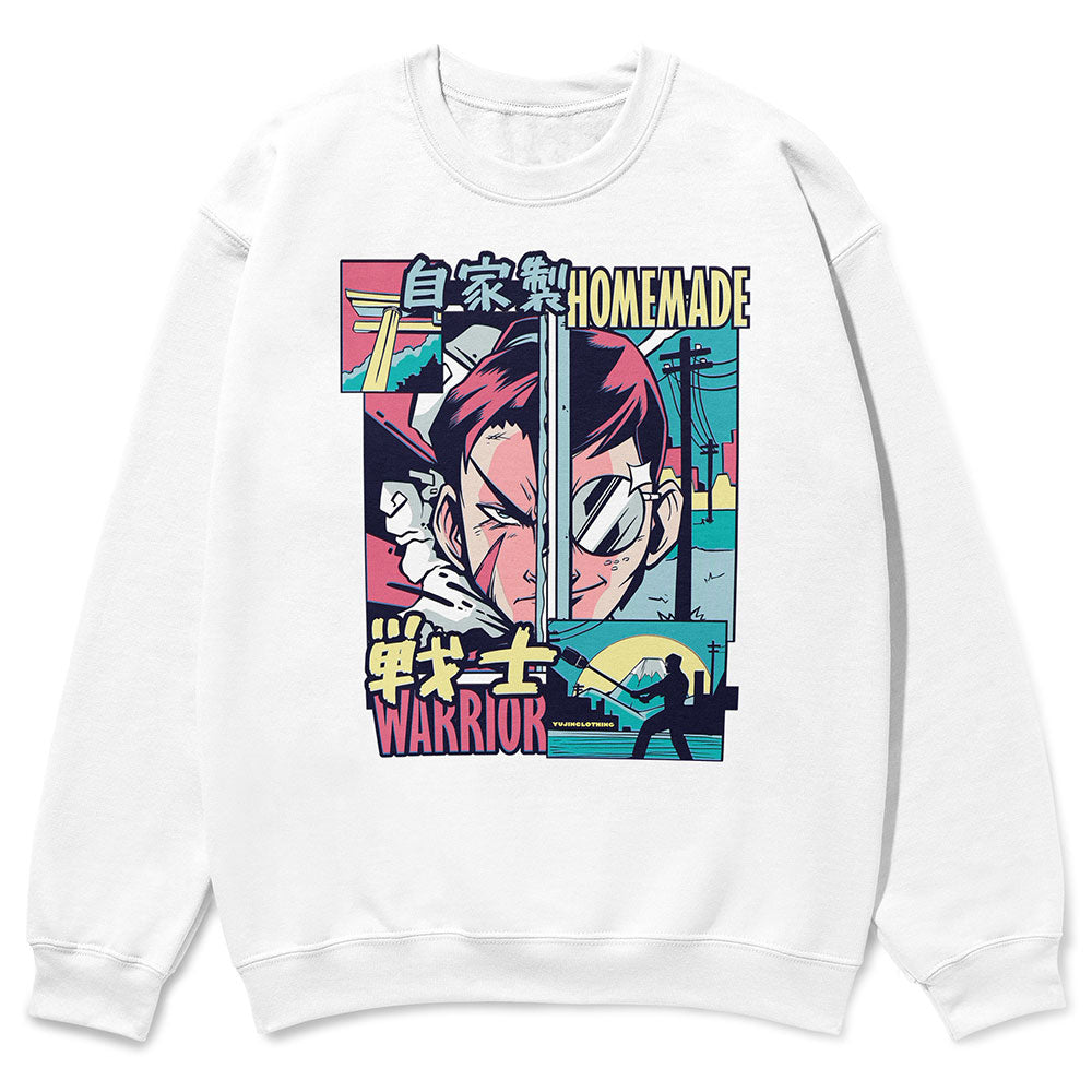 Homemade Warrior Sweatshirt | Yūjin Japanese Anime Streetwear Clothing