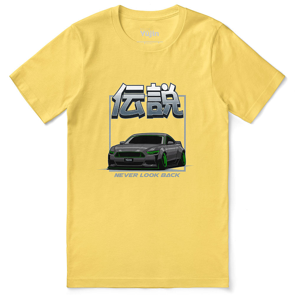 Never Look Back T-Shirt | Yūjin Japanese Anime Streetwear Clothing