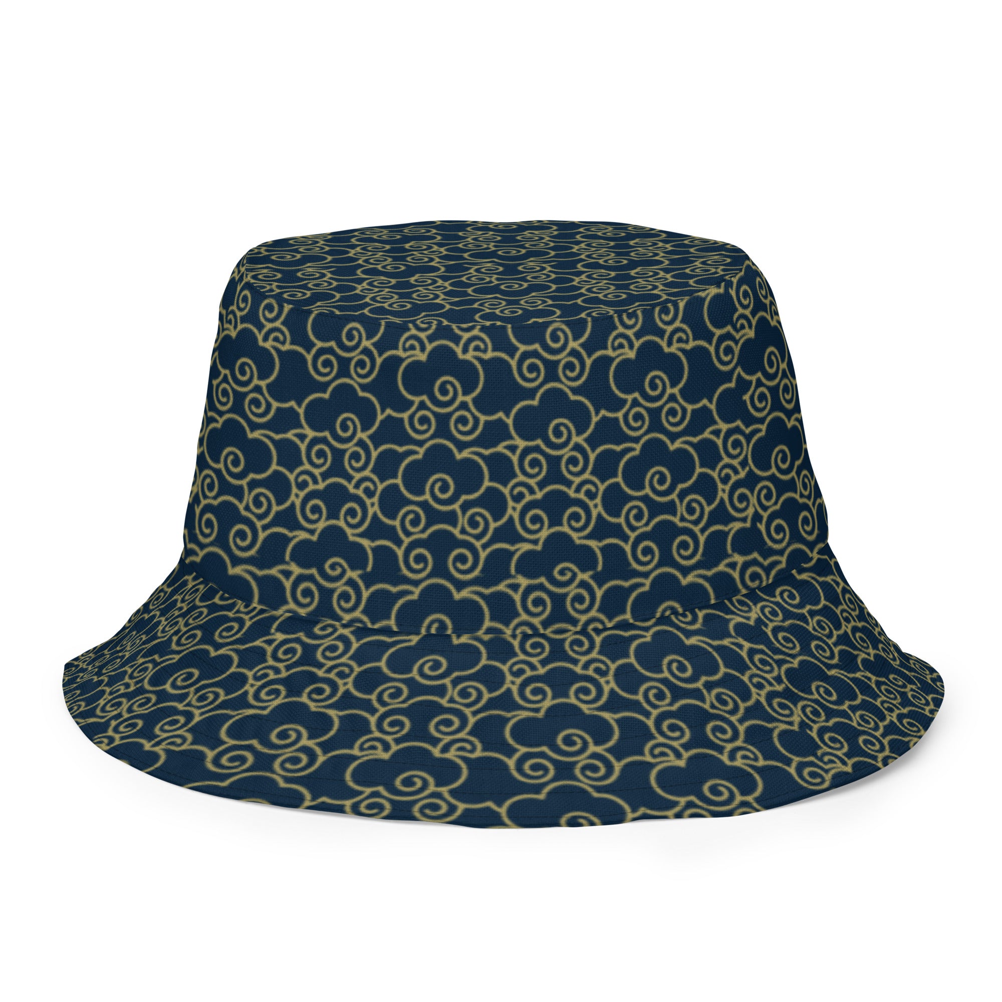 Japanese Clouds Reversible Bucket Hat | Yūjin Japanese Anime Streetwear Clothing