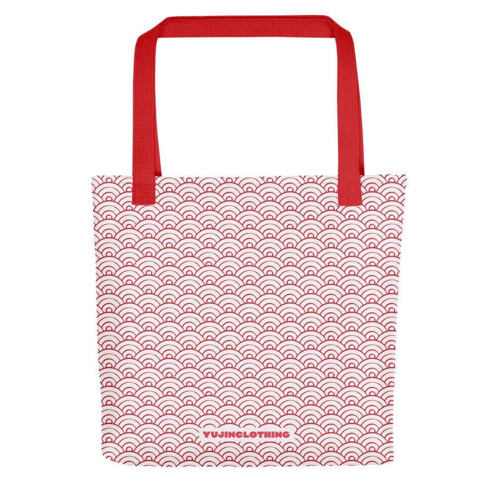 Saigaha Pattern Tote Bag | Yūjin Japanese Anime Streetwear Clothing