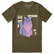 Vaporwave Cat T-Shirt | Yūjin Japanese Anime Streetwear Clothing