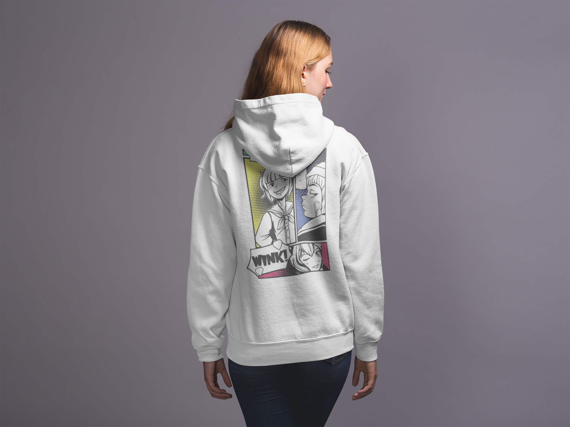 Wink! Hoodie | Yūjin Japanese Anime Streetwear Clothing