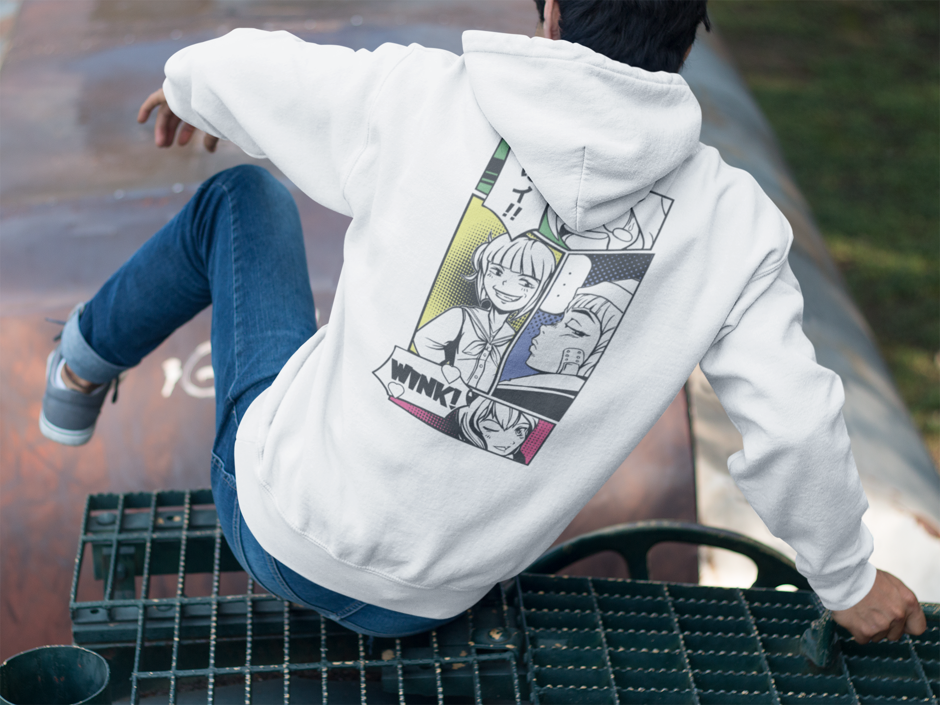 Wink! Hoodie | Yūjin Japanese Anime Streetwear Clothing