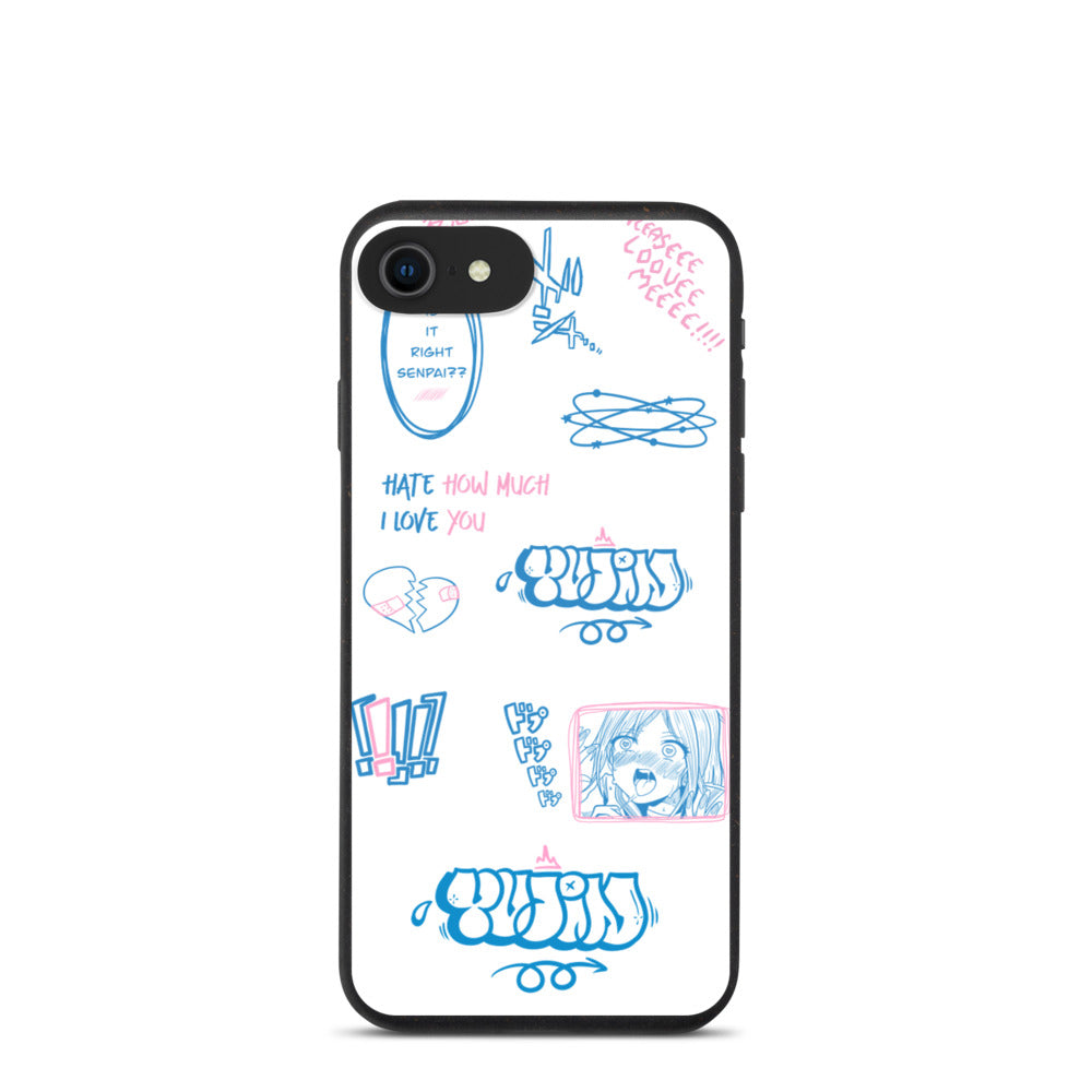 Notice Me Biodegradable iPhone Case | Yūjin Japanese Anime Streetwear Clothing