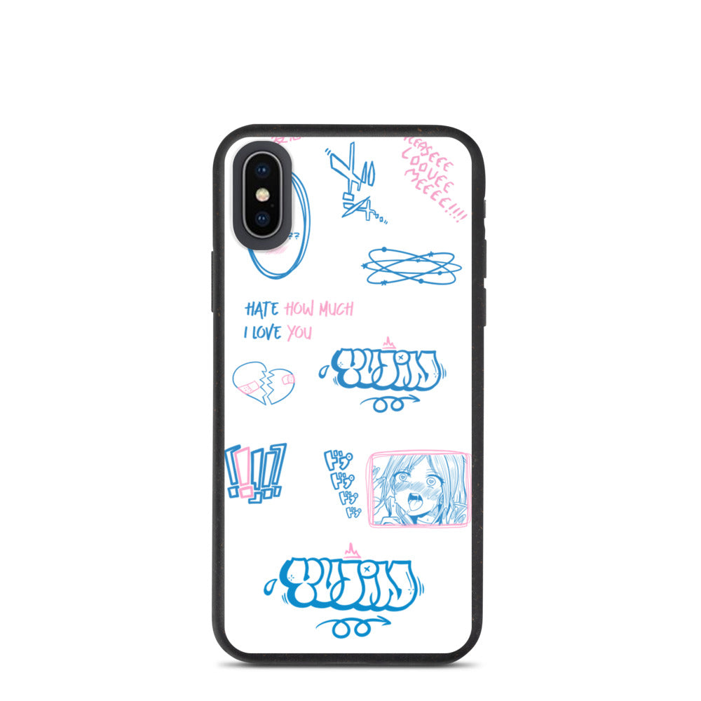 Notice Me Biodegradable iPhone Case | Yūjin Japanese Anime Streetwear Clothing