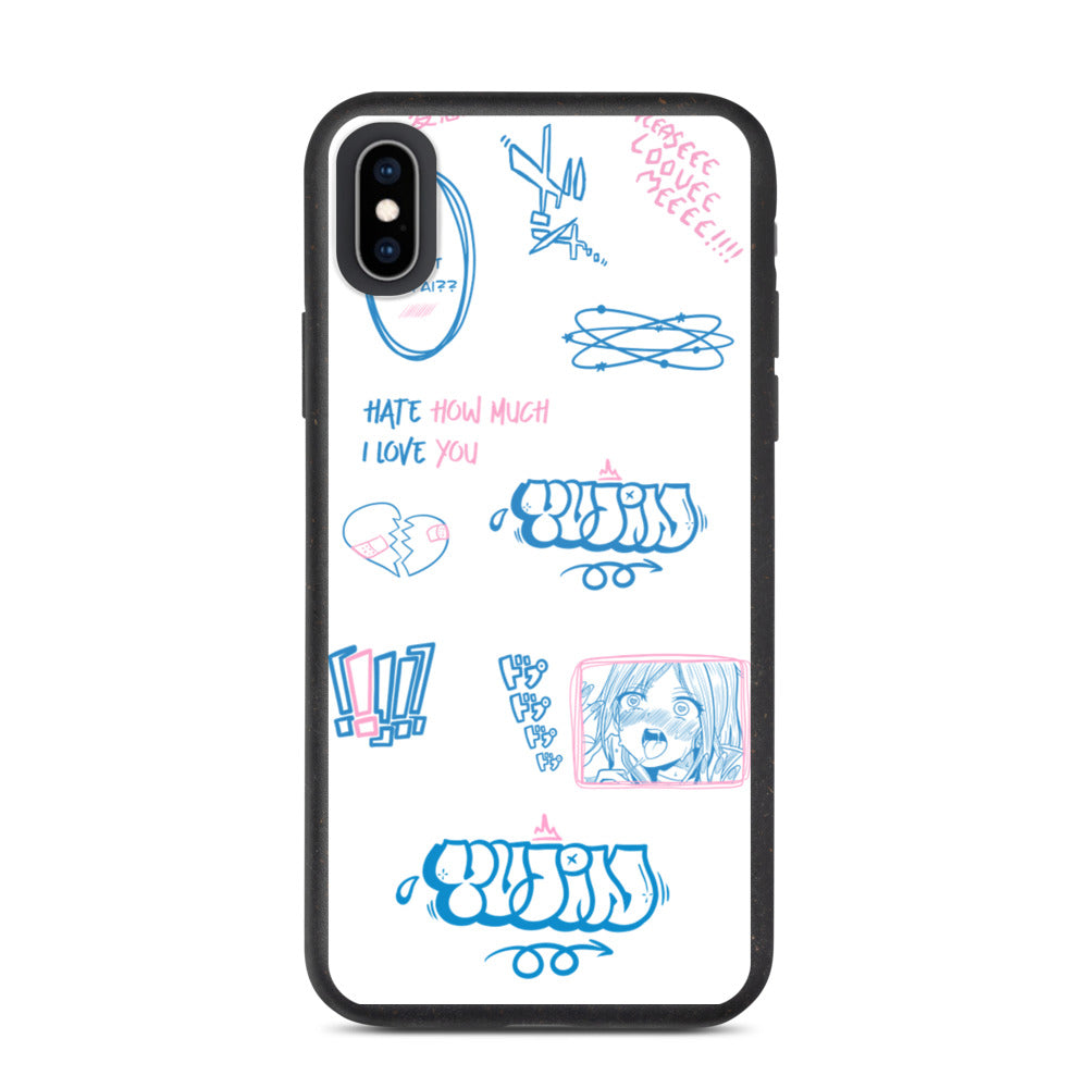 Notice Me Biodegradable iPhone Case | Yūjin Japanese Anime Streetwear Clothing
