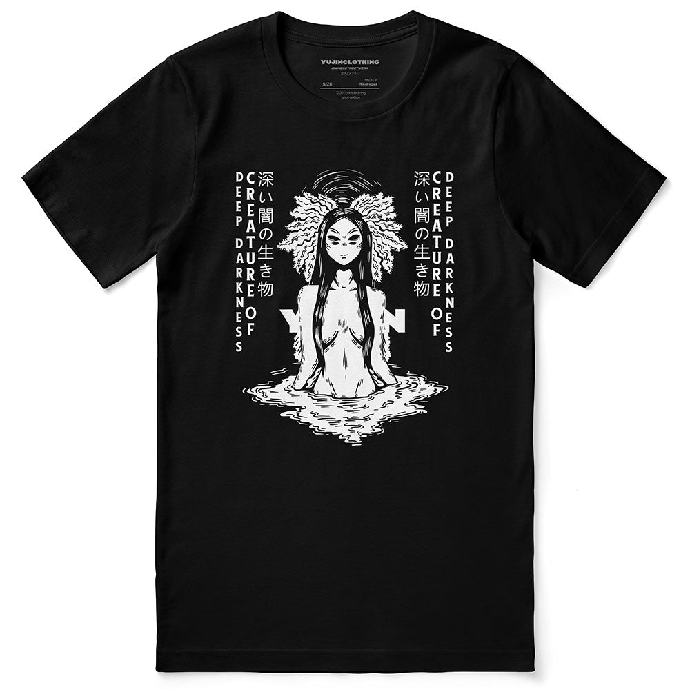 Deep Darkness T-Shirt | Yūjin Japanese Anime Streetwear Clothing